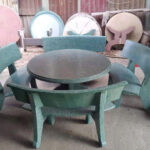 Bàn ghế đá KHP-BGD-3456