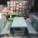 Bàn ghế đá KHP-BGD-6543