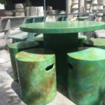 Bàn ghế đá KHP-BGD-4321