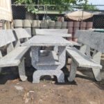 Bàn ghế đá KHP-BGD-5643