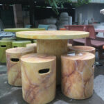 Bàn ghế đá KHP-BGD-5034