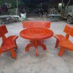 Bàn ghế đá KHP-BGD-3089